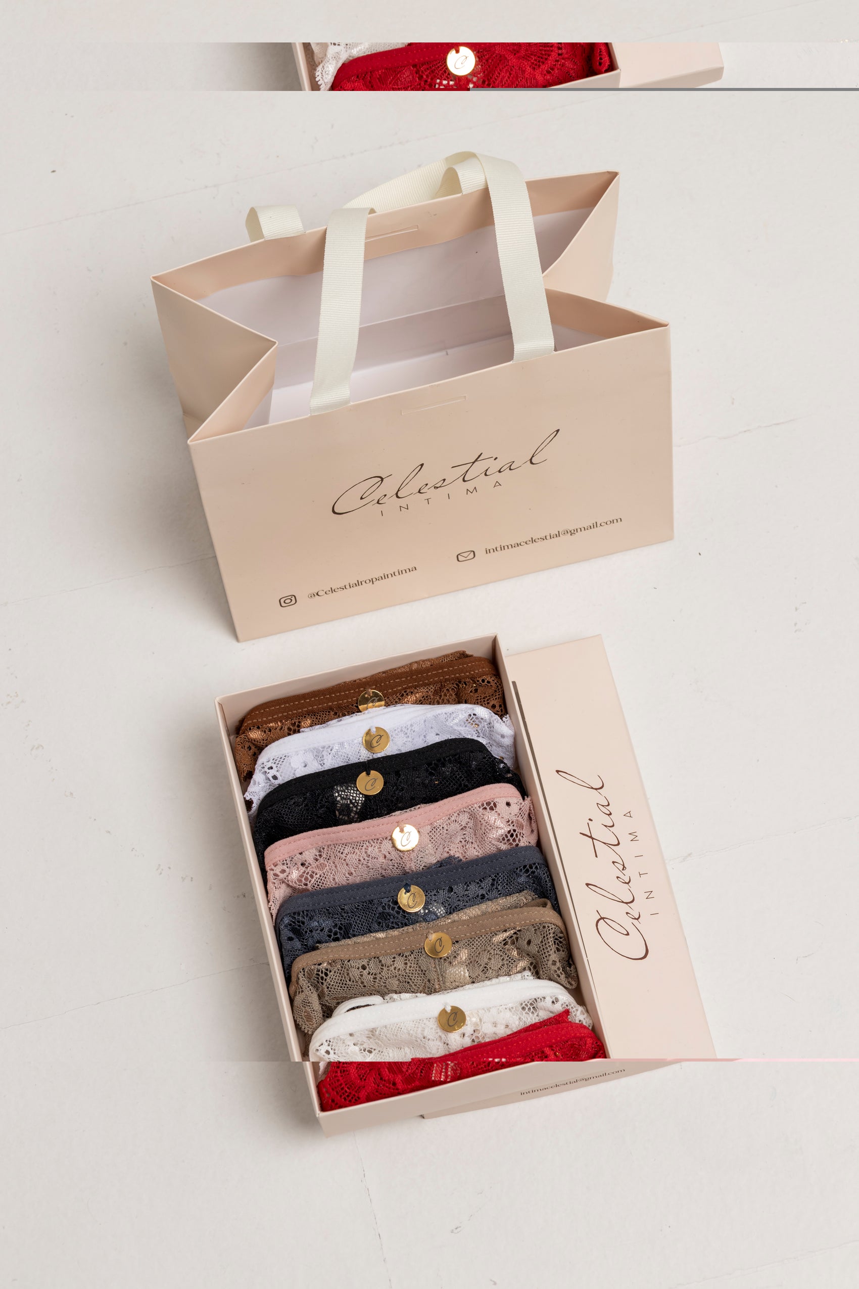 Basic lace pantyhose pack x 7