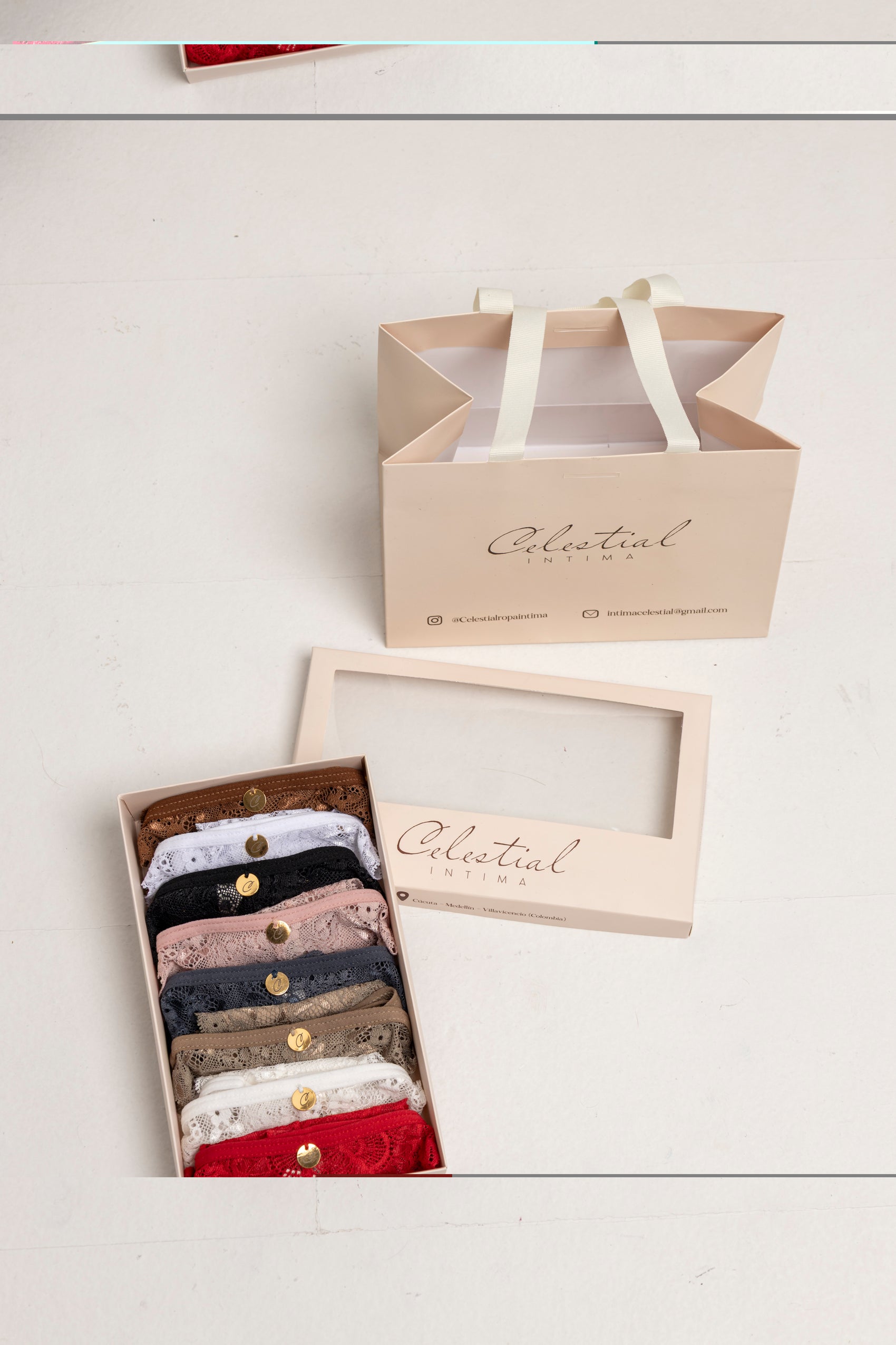 Basic lace pantyhose pack x 7