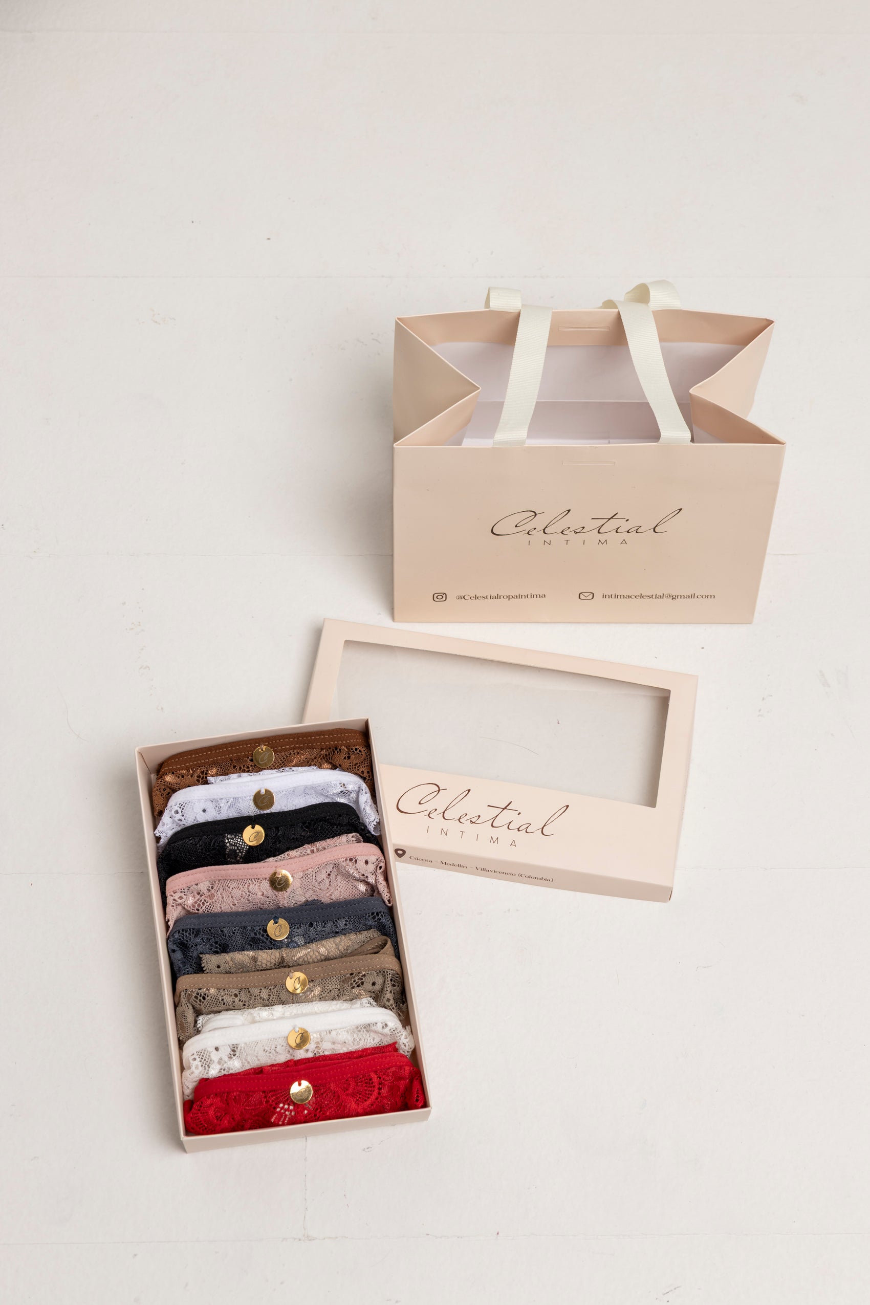 Basic lace pantyhose pack x 7