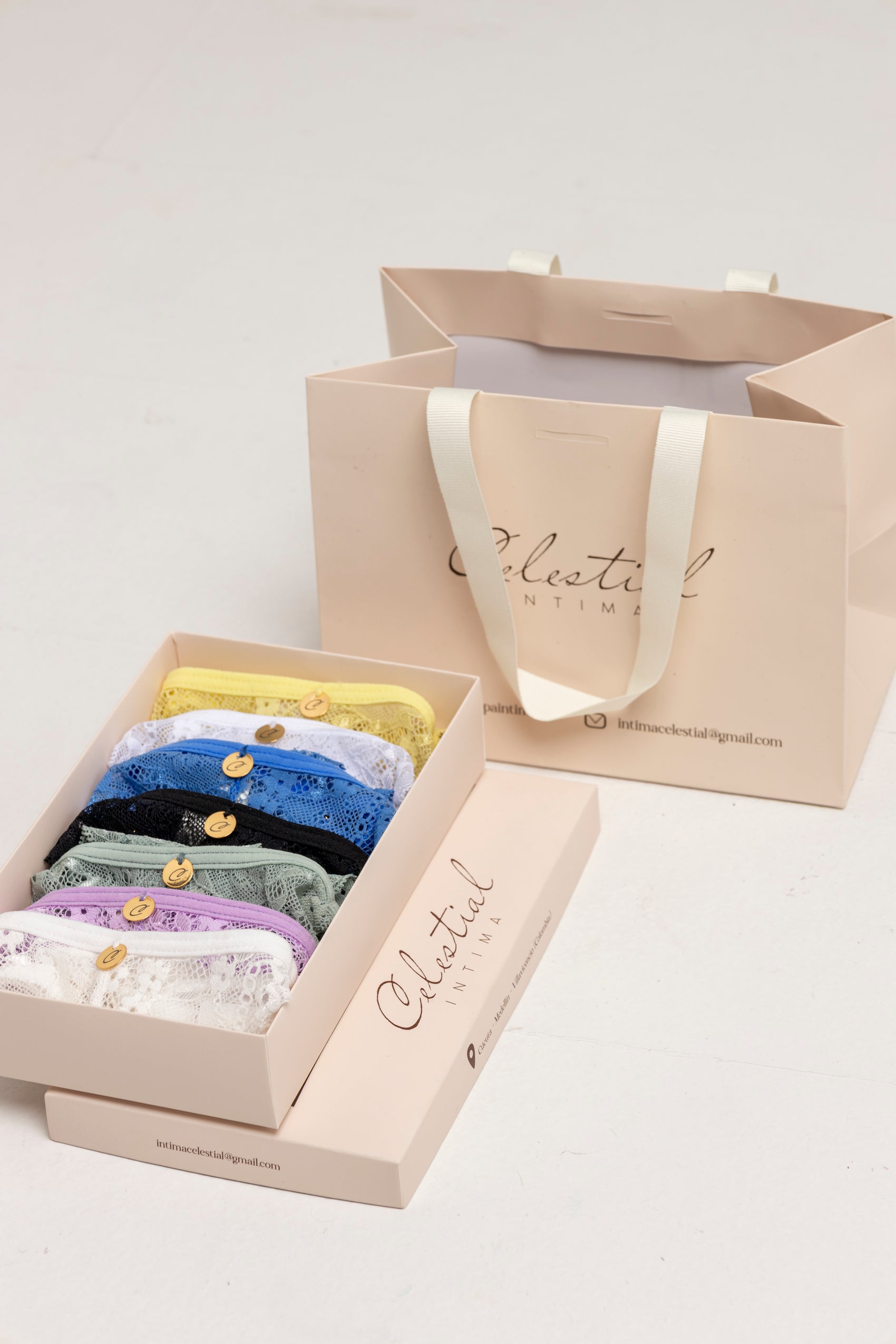 Basic lace pantyhose pack x 7