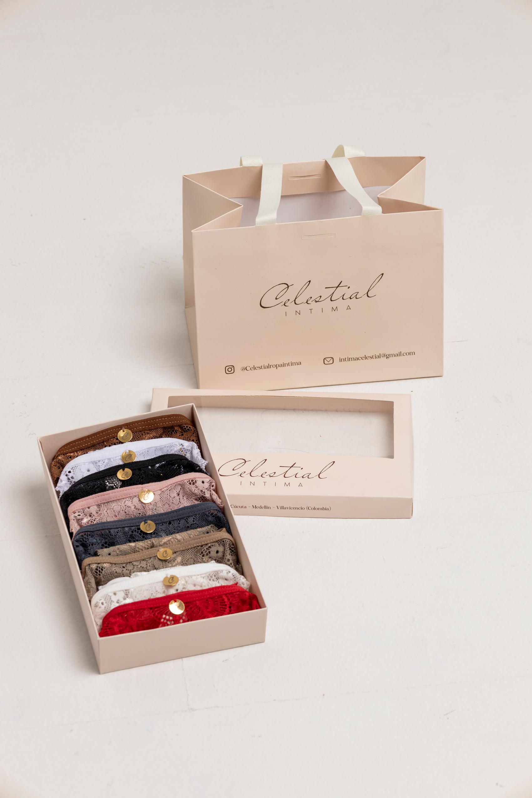 Basic lace pantyhose pack x 7