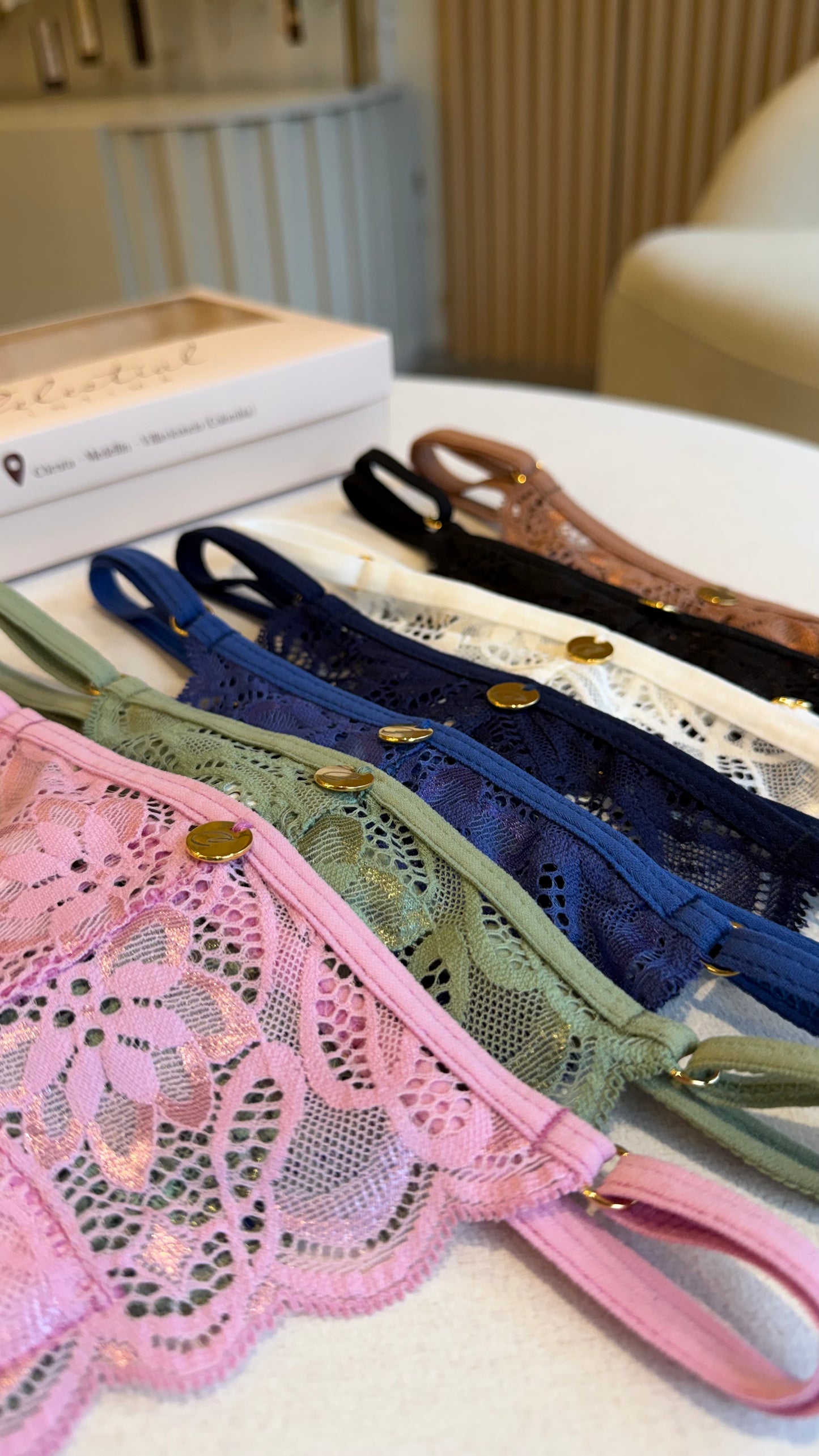 Basic lace pantyhose pack x 7