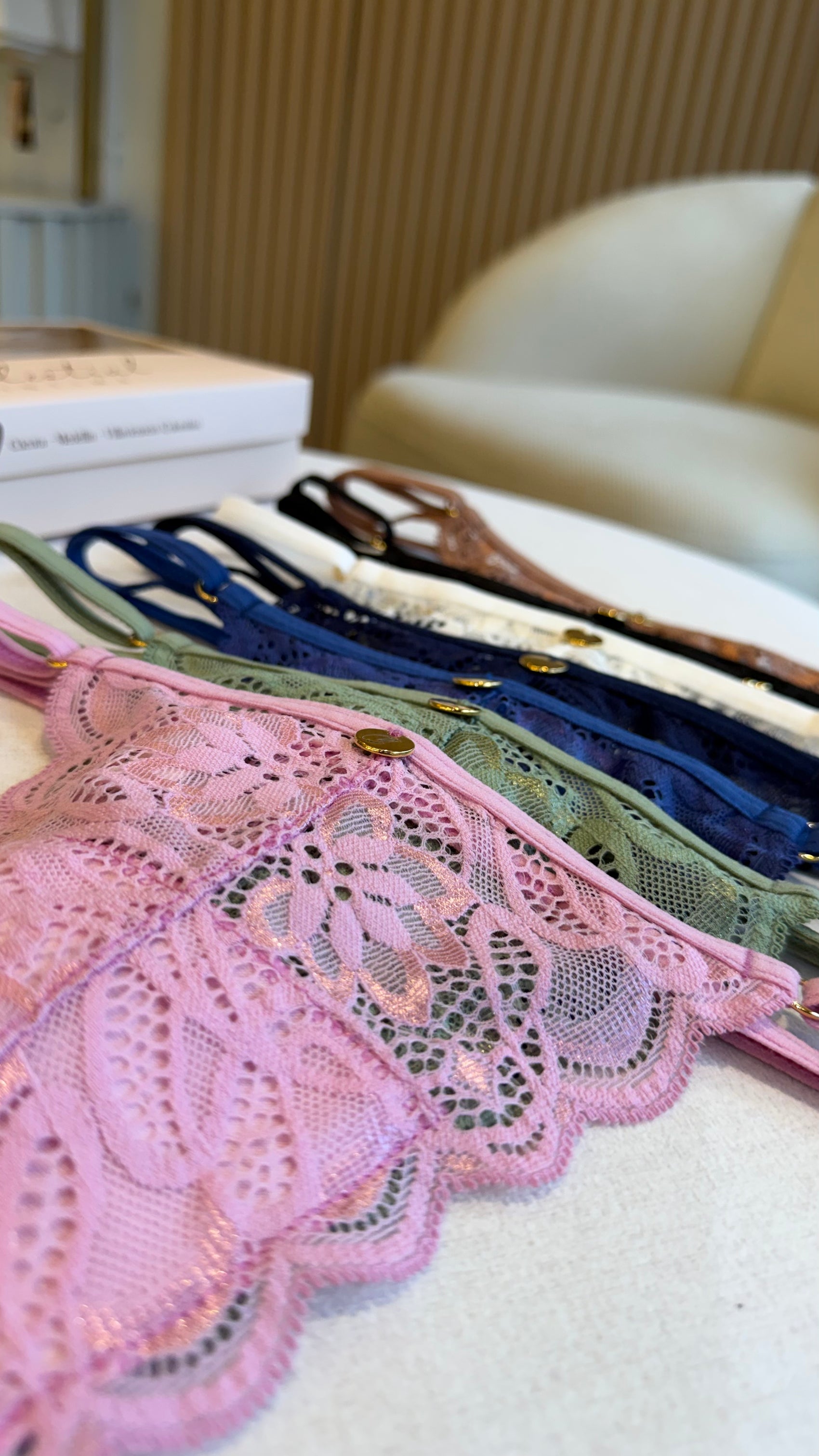 Basic lace pantyhose pack x 7